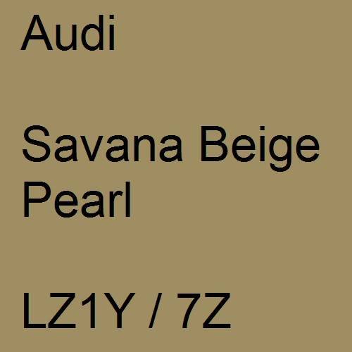 Audi, Savana Beige Pearl, LZ1Y / 7Z.